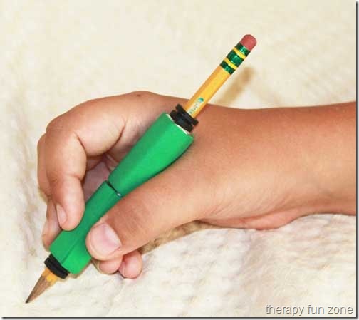 Make your own weighted pencil.