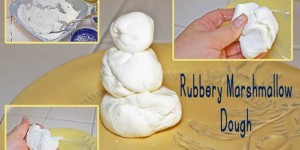 Rubbery Marshmallow Play Dough