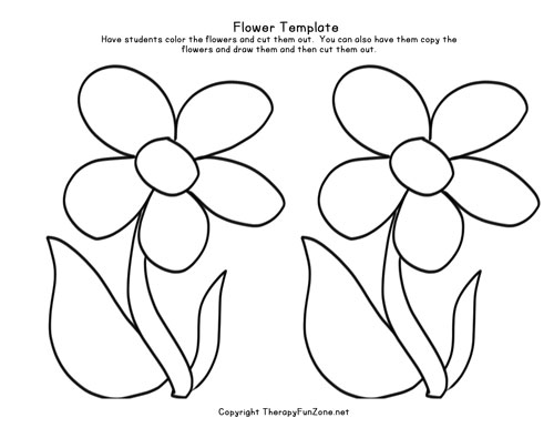 flower-cutting-template
