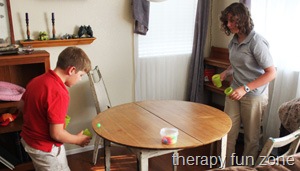 Bouncy Balls and Cups