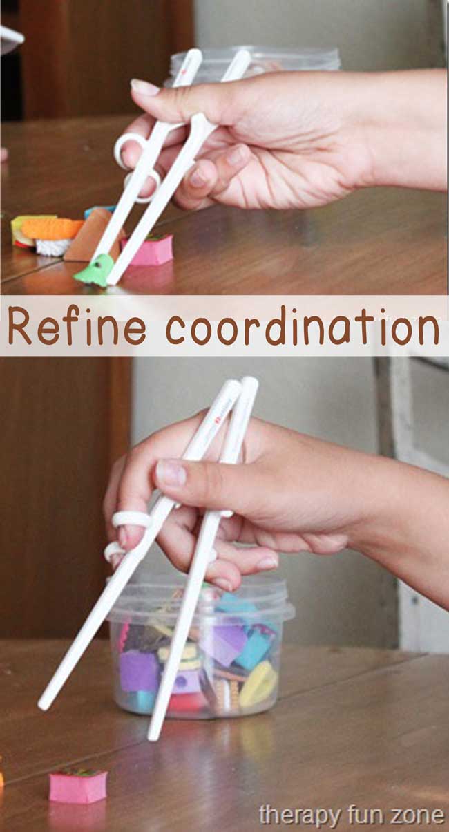 refine coordination with chopsticks
