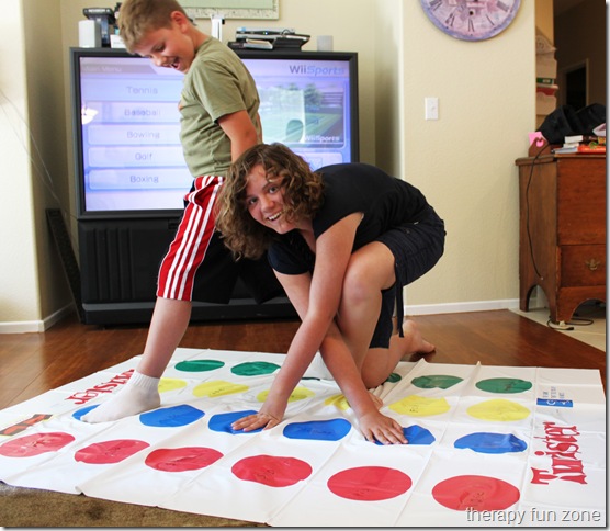 Lightspeed Girls Playing Twister