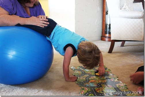 therapeutic ball exercises