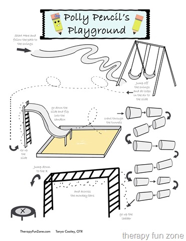 Pencil Obstacle Course