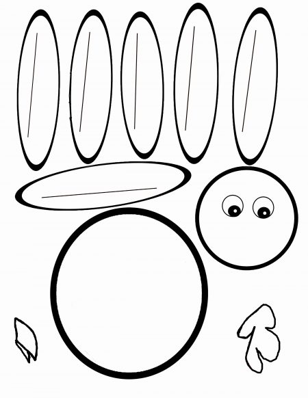 Scissor Cutting Turkey Template - Therapy Fun Zone