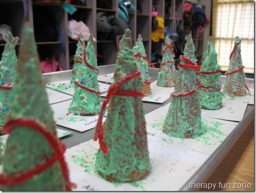 ice cream cone xmas trees 3web