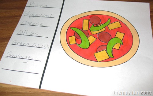 Scissor Cutting Shapes: Pizza