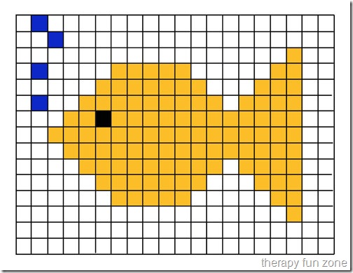 square grid fish web