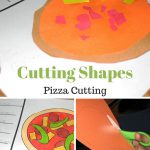 Scissor Cutting Shapes: Pizza
