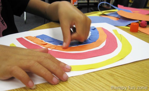 Paper Rainbow Mosaic