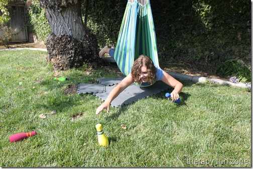 Hammock swing for strengthening - Therapy Fun Zone