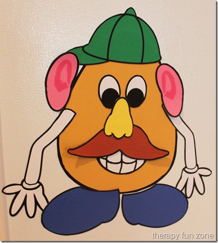 flat potato head pieces