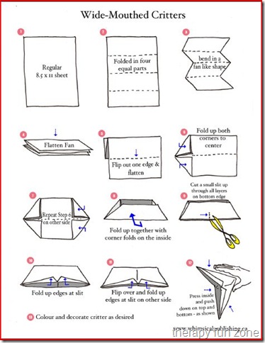 big mouth creature instructions