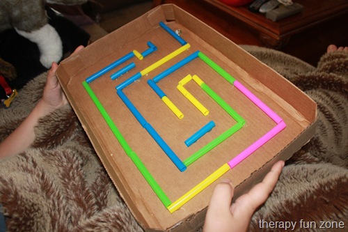 Cardboard Marble Maze