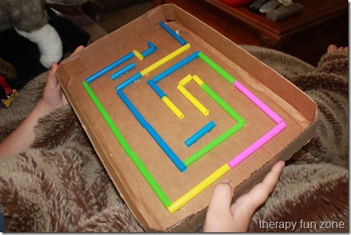cardboard maze 1