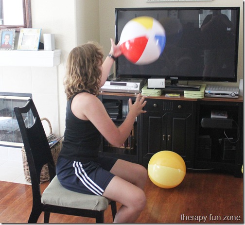 seated balloon volleyball 1