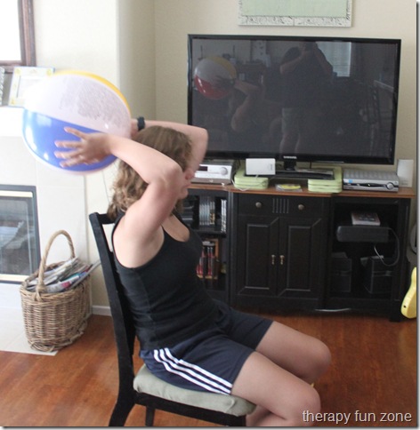 seated balloon volleyball 2