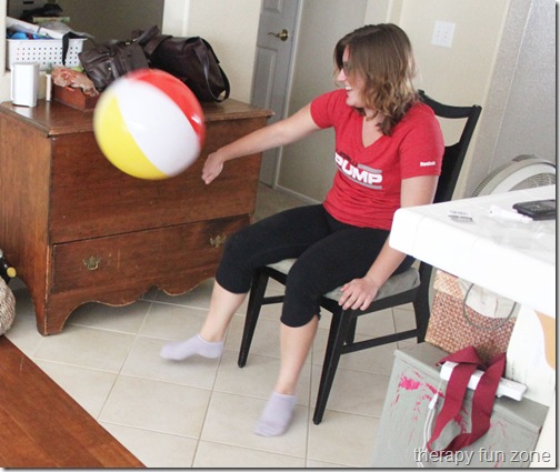 seated balloon volleyball 3