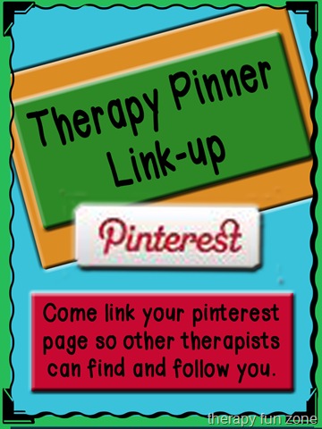 Follow therapists on Pinterest to get ideas