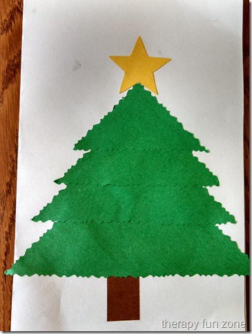 triangle christmas tree
