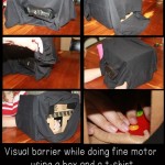 Using a Visual Barrier When Doing Fine Motor Tasks