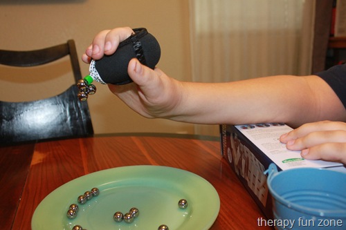 A Magnet Game for Wrist Strengthening