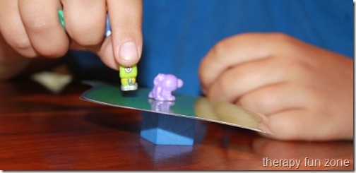 Balancing Bugs on a Leaf for Fine Motor