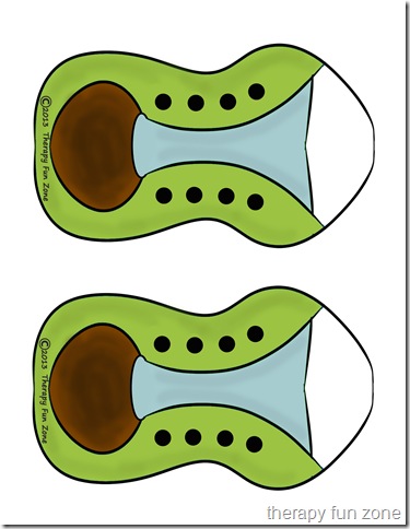 shoe tying template