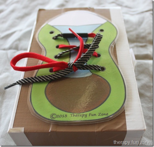 shoe tying printable