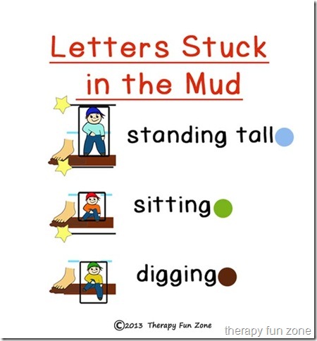 mud letter sizes