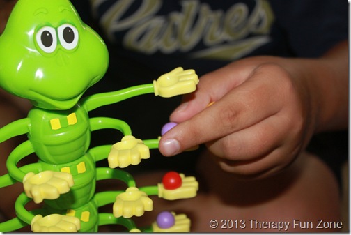 Scatterpillar Scramble: A Fun Game for fine motor skills