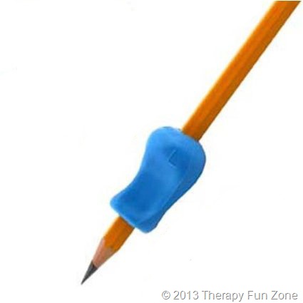 Pencil Grips Homeschooling Supplies 4 Count, Slides Writing Aid for Preschool Kids Training Pencil Grippers Pencil Grips for Kids Handwriting 