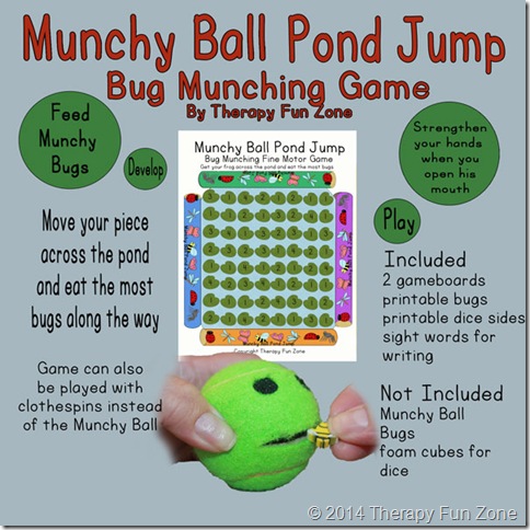 Garden Bugs Fine Motor Game - Therapy Fun Zone