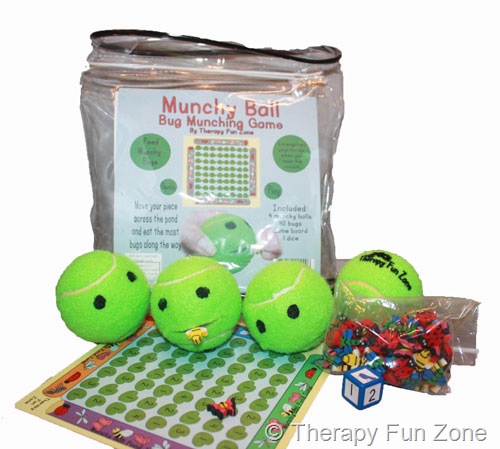 Different sets of Munchy Balls