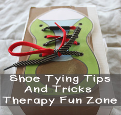Shoe tying tips and tricks