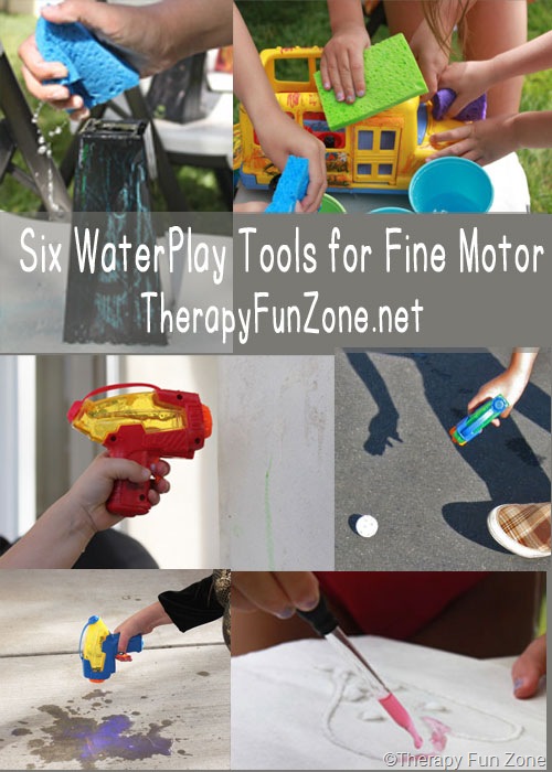 Favorite Summer Toy: Six Water Play Tools for Fine Motor Skills