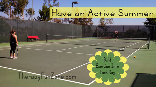 Keeping Active in the Summer: Tennis