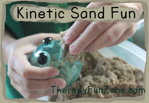 More Kinetic Sand Fun