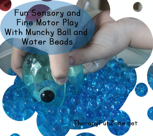 Messy Play and Fine Motor with Munchy Ball - Therapy Fun Zone