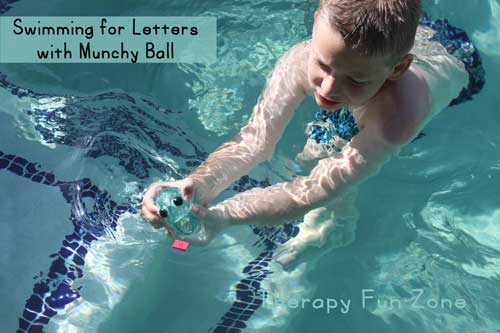 Swimming for Letters