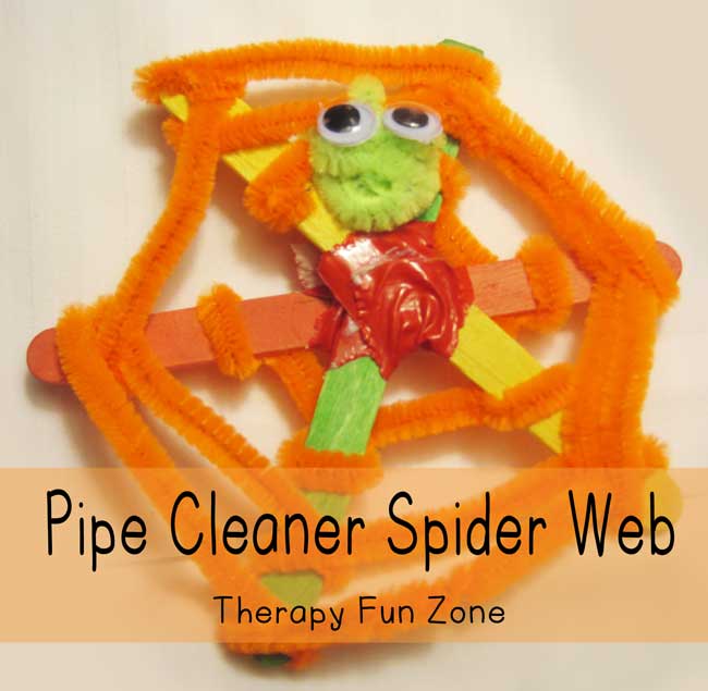 Fun Fine Motor Spider Webs