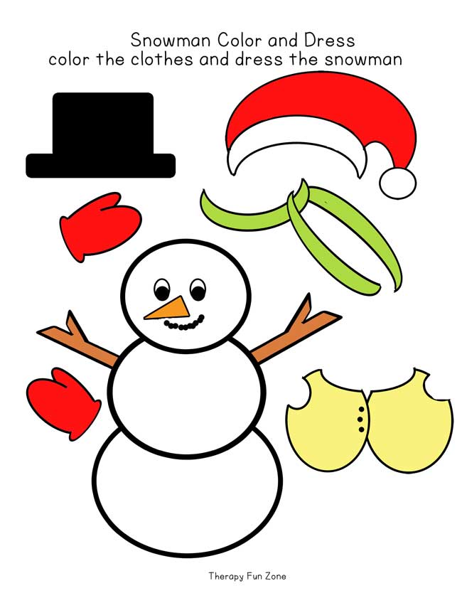 snow-man-with-clothes-template-color