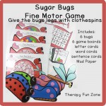 Sugar Bugs Clothespin Game