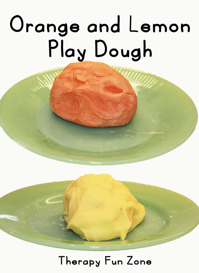 Citrus Orchard Play Dough with Printable