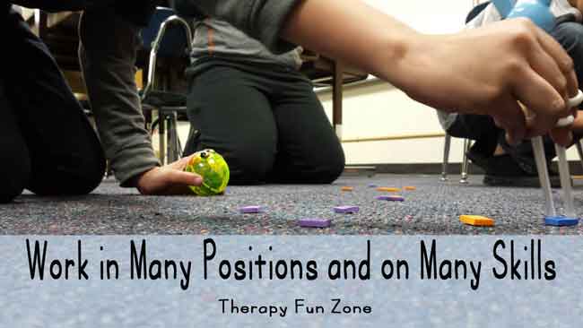 therapy fun zone; multi position writing activity