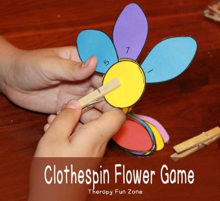 clothespin flower free sample