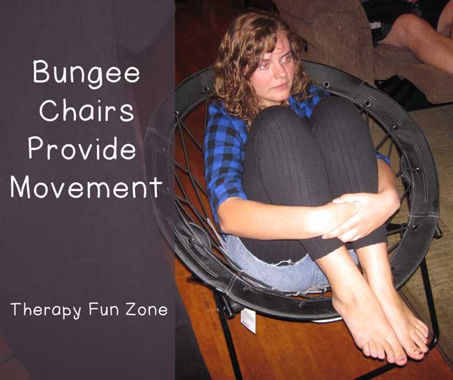 Movement Break with a Bungee Chair Therapy Fun Zone