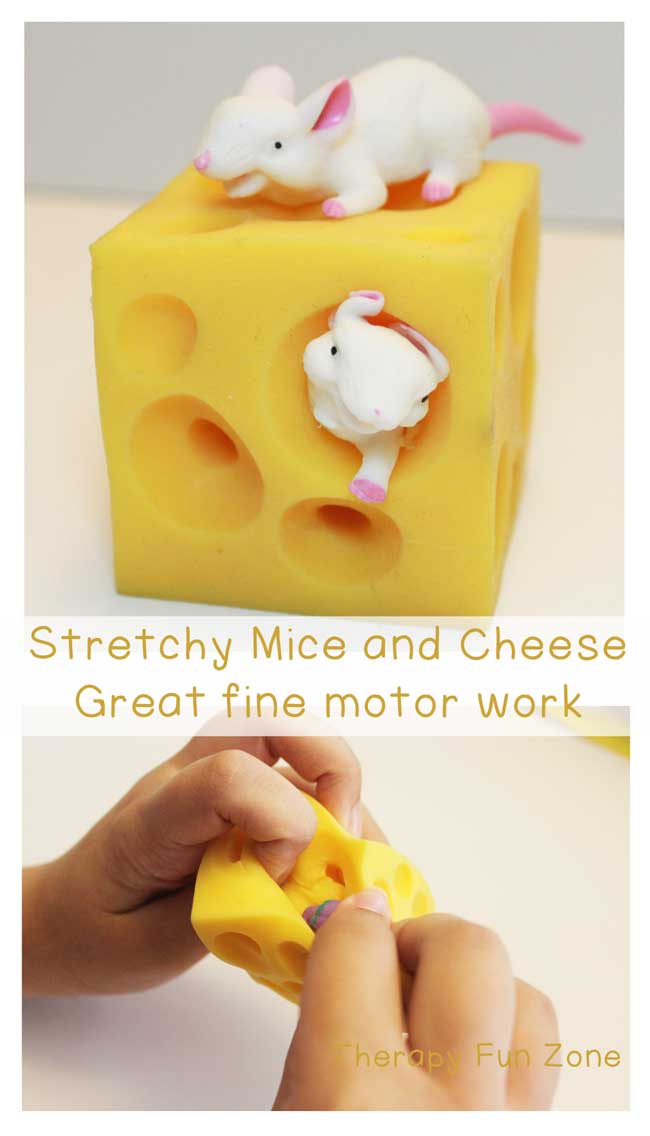 Kids love stuffing the stretchy cheese