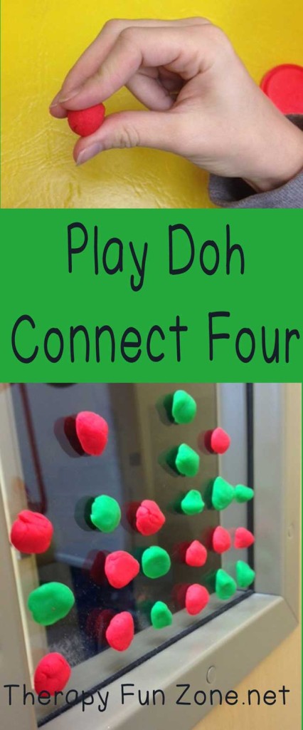 Play Doh Connect Four - Therapy Fun Zone
