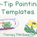 More Q-Tip Painting Templates